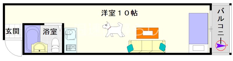エクセルハイム竹川 間取り