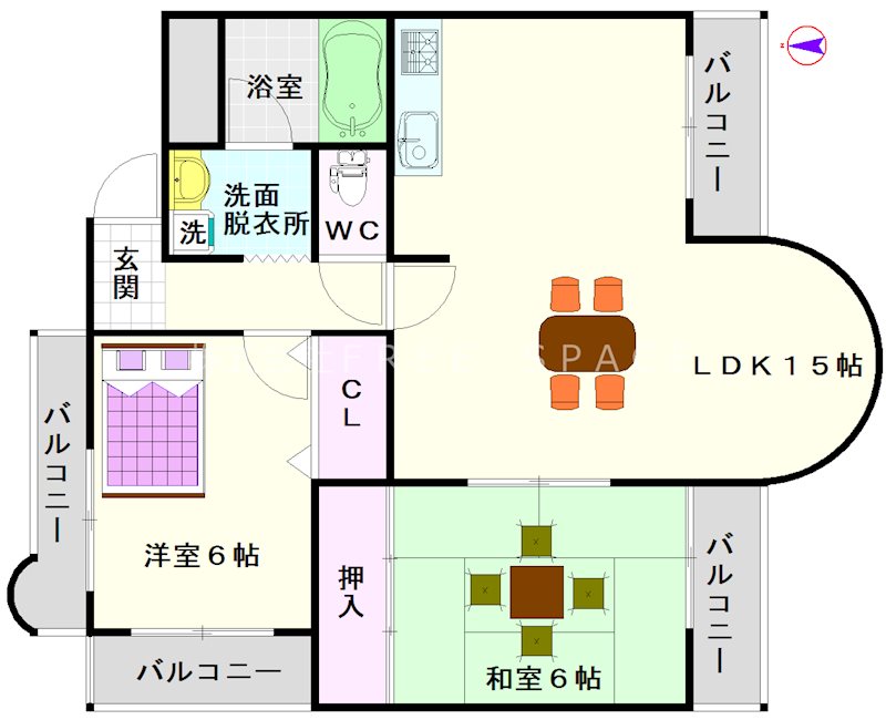 リヴィエール川西 間取り