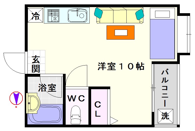 ＡＲＩＯＵＲＡ　ＮＡＭＢＡ 間取り