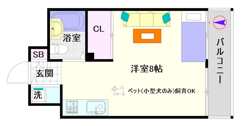 エクレール夕陽ケ丘 間取り