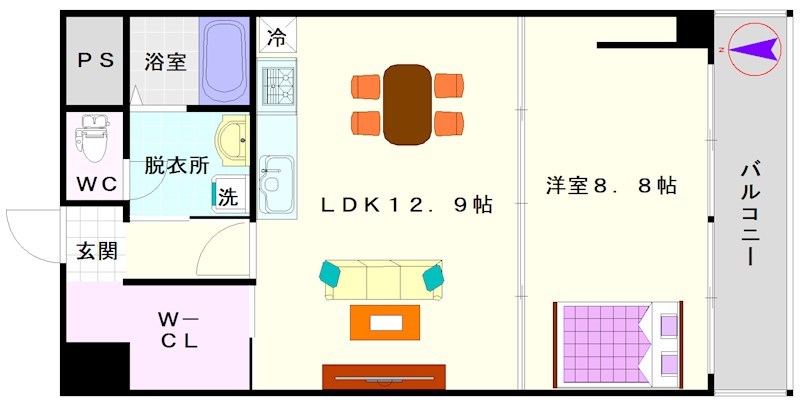 ファミール松竹 間取り