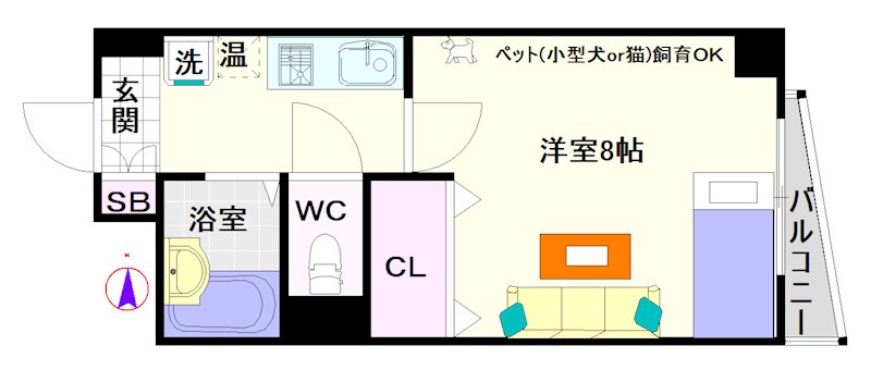 リンデ桜川 間取り