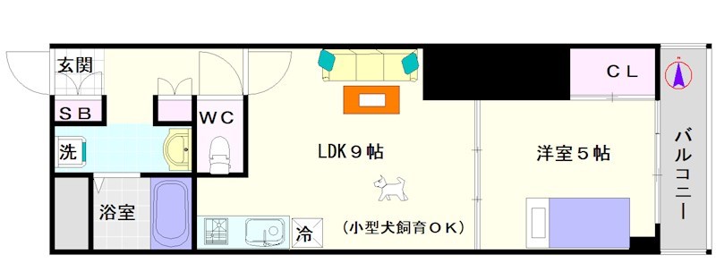 エクレール夕陽ケ丘 間取り