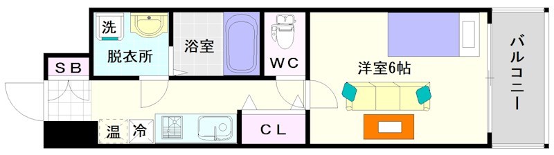 U-ro難波南 間取り