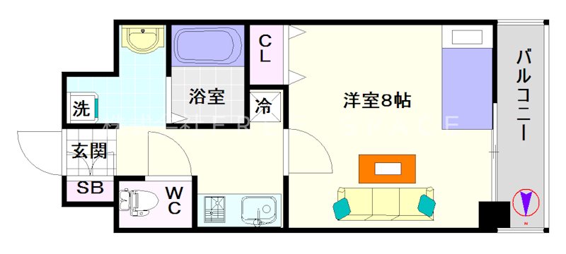 ＳＷＩＳＳ難波西 間取り
