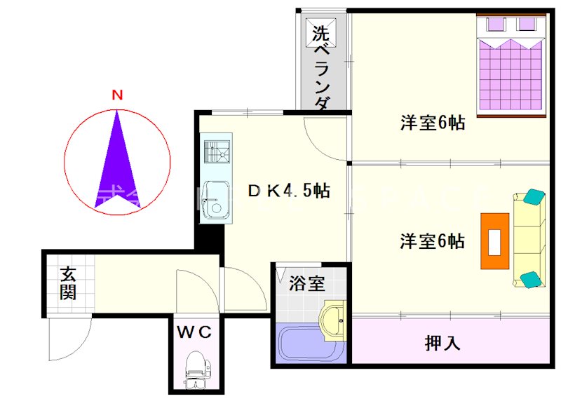 エスポワール大黒 間取り