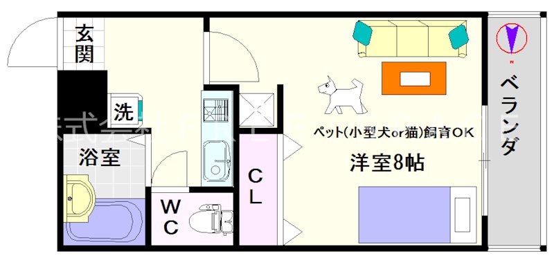 リンデ桜川 間取り