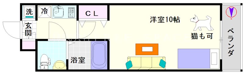 フェニックス難波ＥＡＳＴ フェニックス難波ＥＡＳＴ：間取