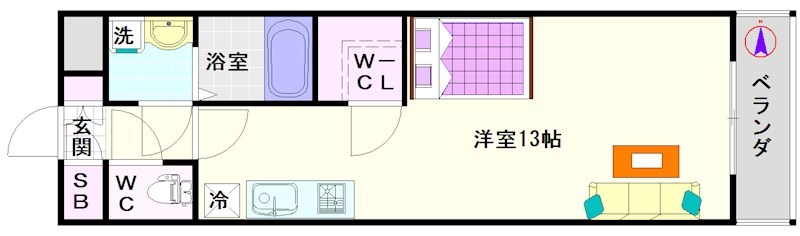フェニックス難波ＥＡＳＴ フェニックス難波ＥＡＳＴ：間取
