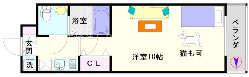フェニックス難波ＥＡＳＴ フェニックス難波ＥＡＳＴ：間取