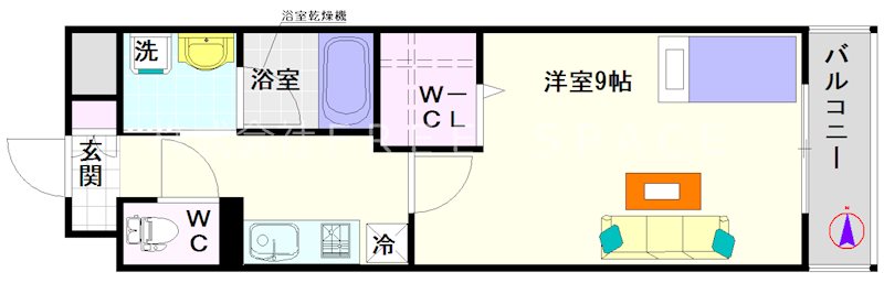 グレイス難波南 間取り
