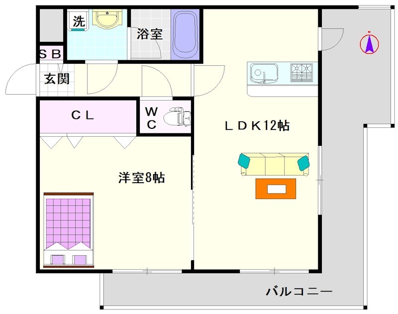 ロジュマン浪速 間取り
