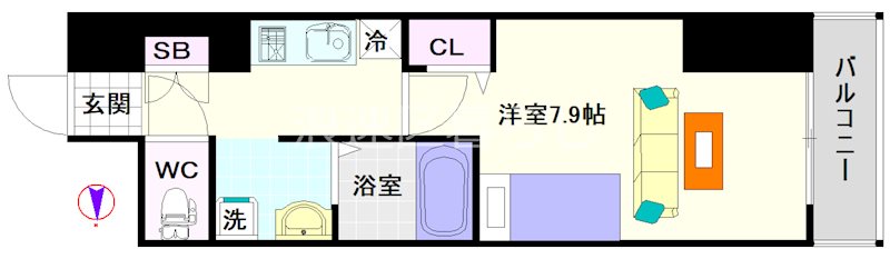 ＳＷＩＳＳ難波西 間取り