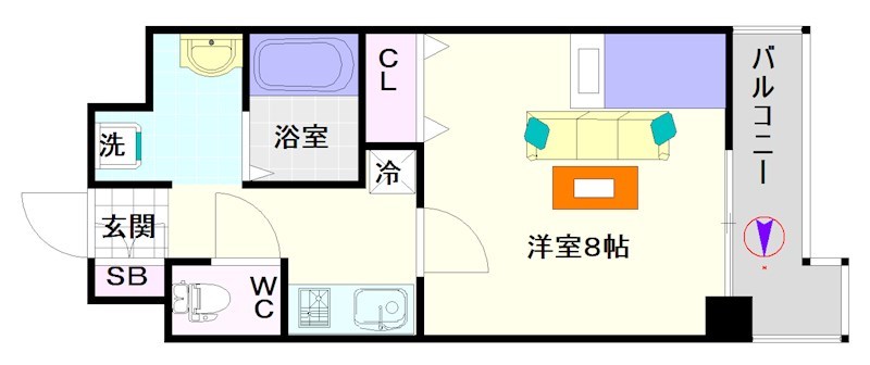 ＳＷＩＳＳ難波西 間取り