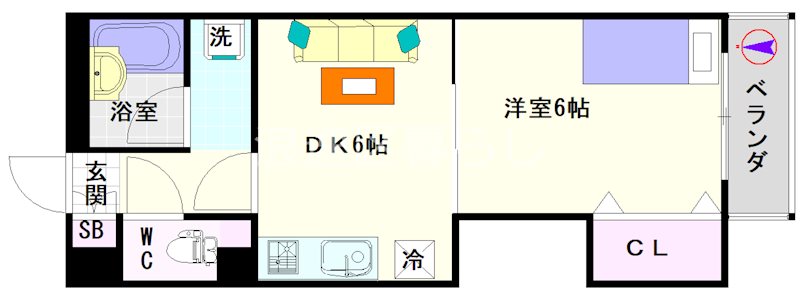 イルプリモ桜川 間取り