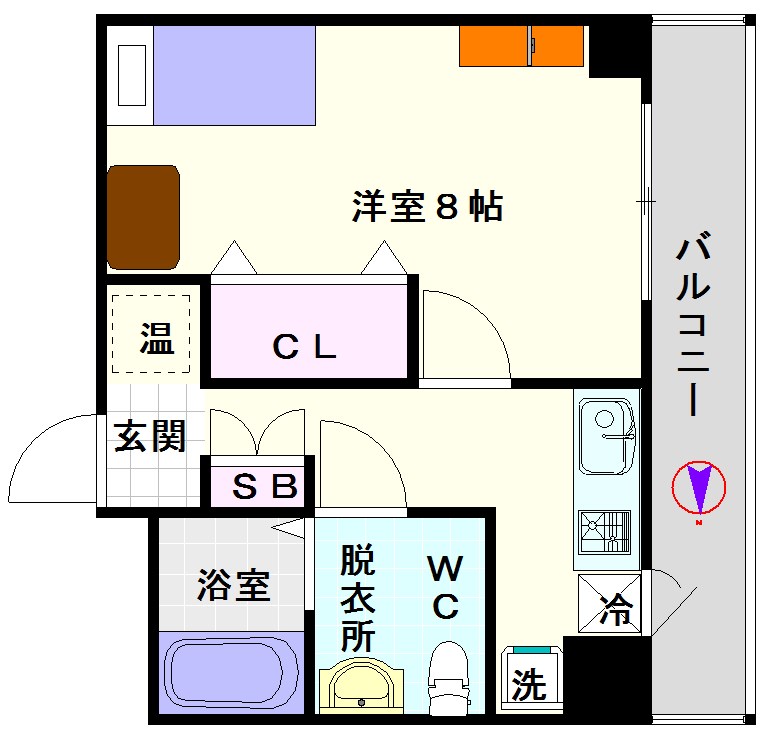 ドミール桜川 間取り
