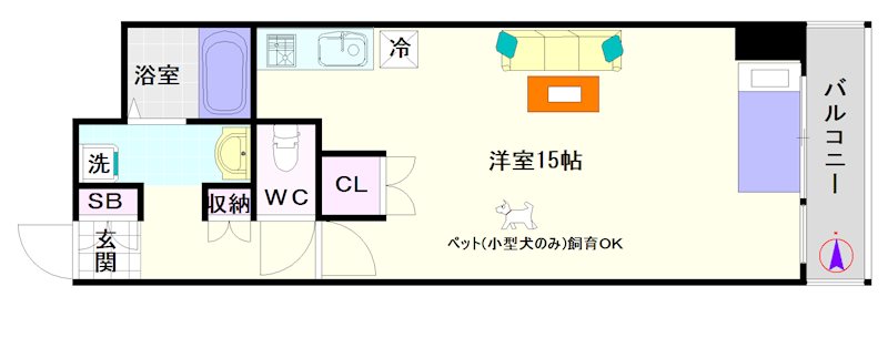 エクレール夕陽ケ丘 間取り