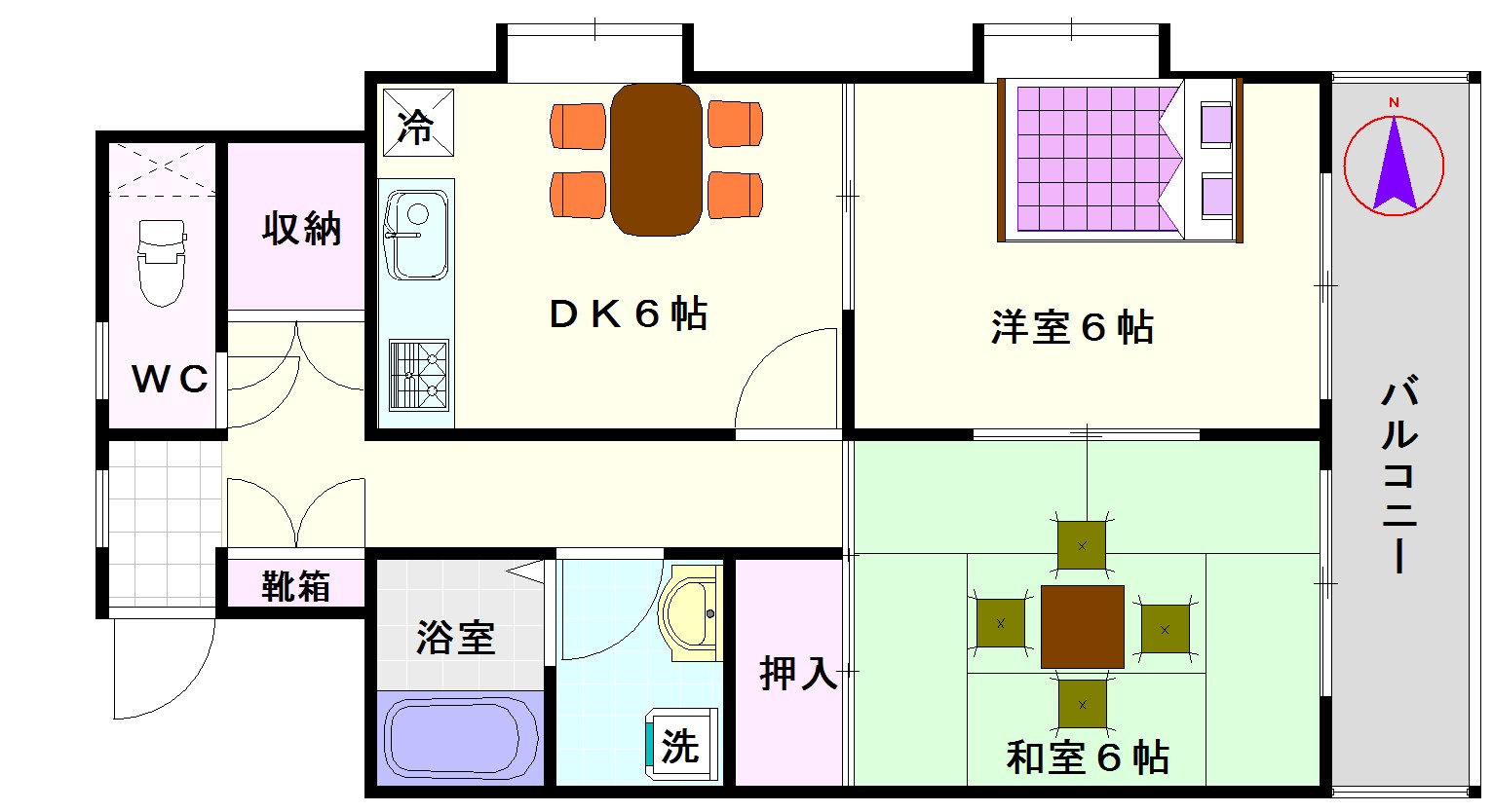 カサパルコ敷津 間取り