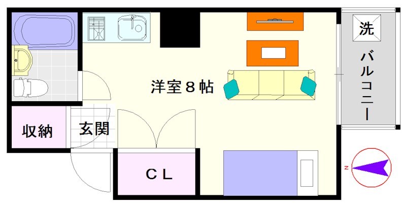 ハイエスト下寺 間取り