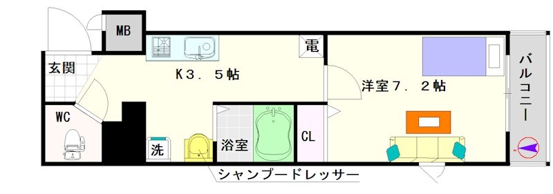 インペリアル大国Ⅱ 間取り