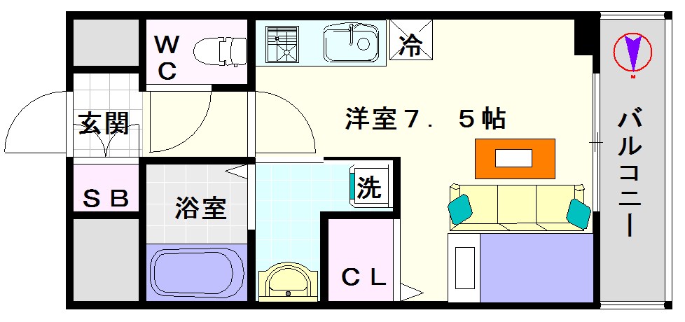 ビバーナ日本橋 間取り
