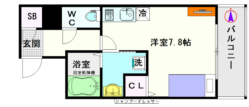 ビバーナ日本橋 間取り