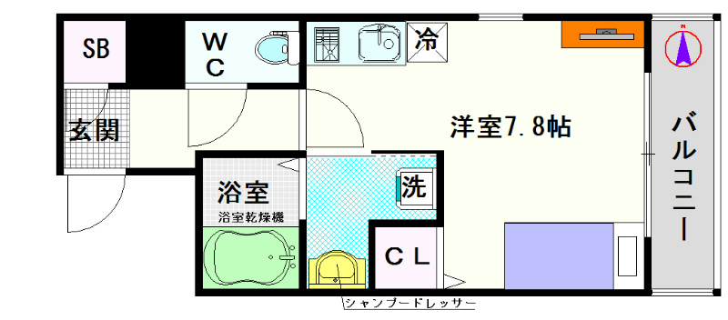 ビバーナ日本橋 間取り