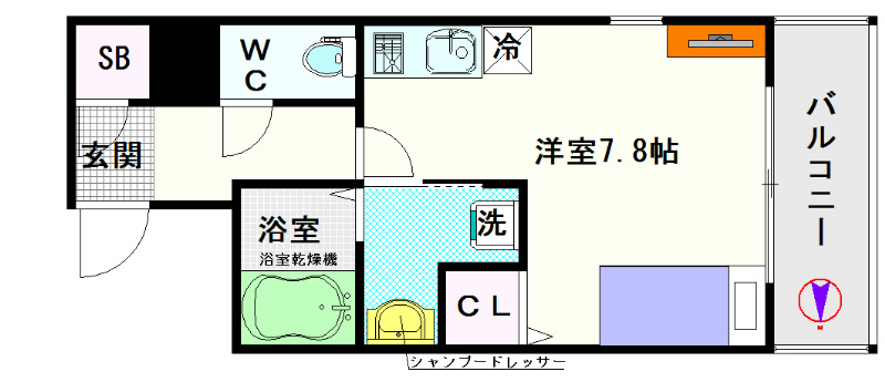 ビバーナ日本橋 間取り