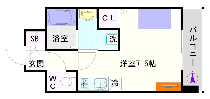 ビバーナ日本橋 間取り