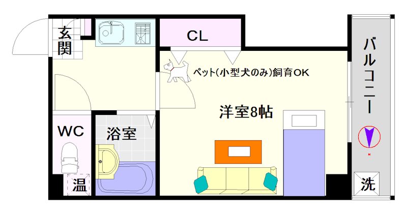 NK元町ハイム 間取り