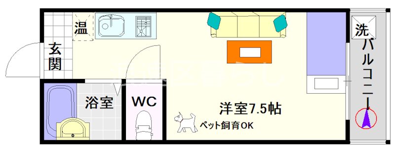 コート桜川 間取り