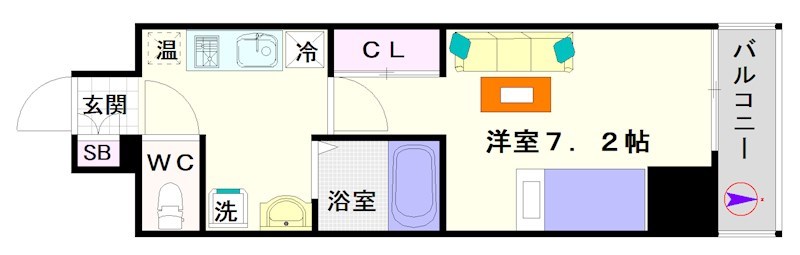 S-FORT桜川南 間取り