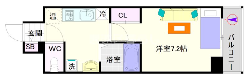 S-FORT桜川南 間取り