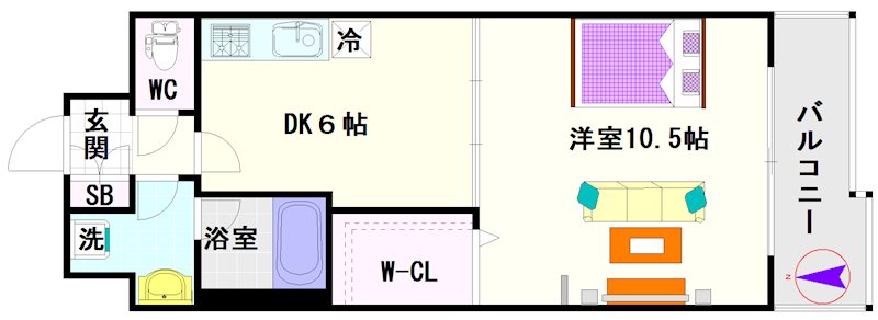 グランドゥール敷津 間取り