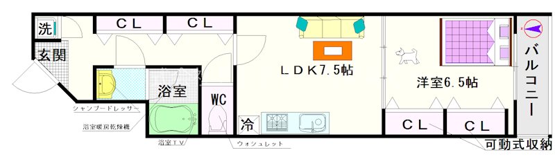 アン・ペルシュ 間取り