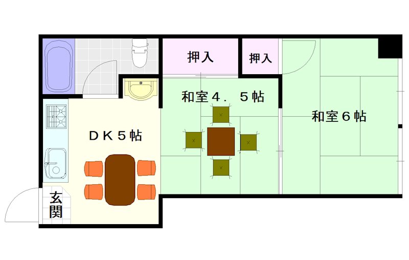 Ｌタイガーマンション 間取り