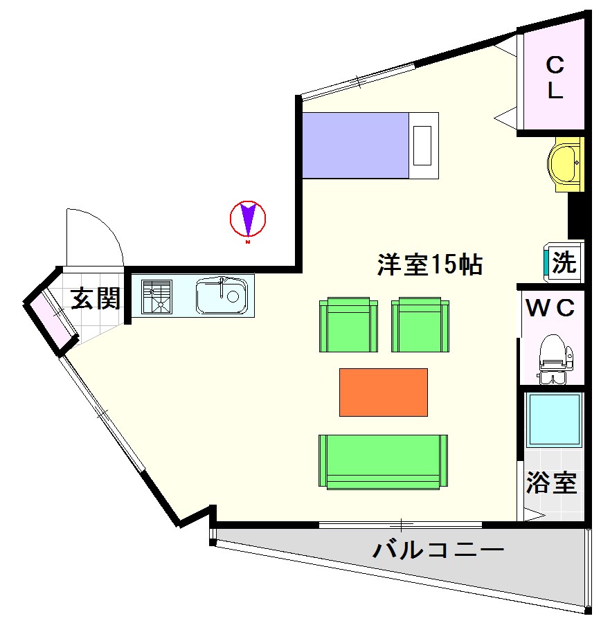アルウェットＤ 間取り