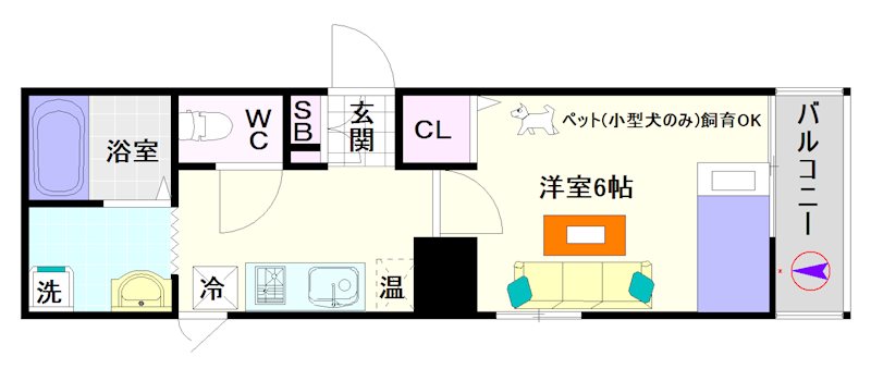 レバンガＡＰ難波南Ⅱ 間取り