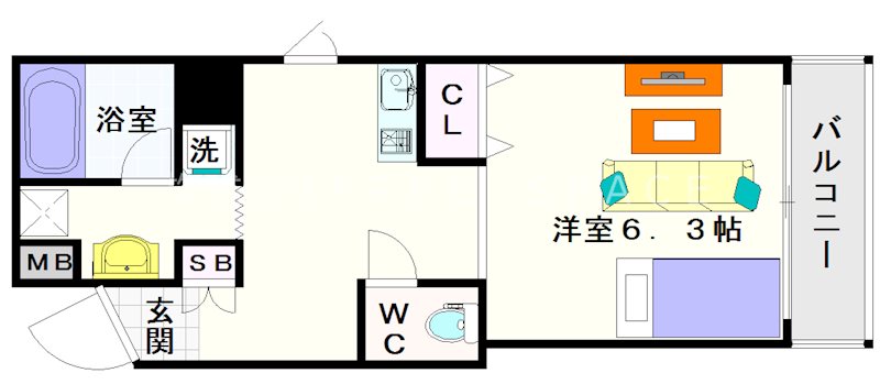 レバンガＡＰ難波南Ⅱ 間取り