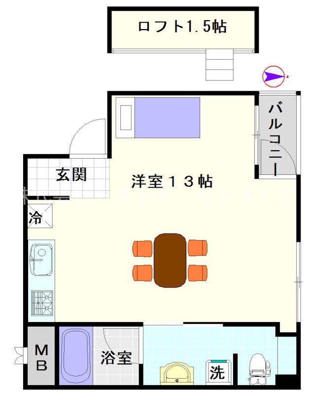 アーバンコート日本橋 間取り