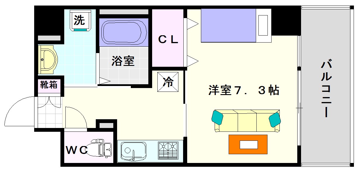 サンプラザ浪速 間取り