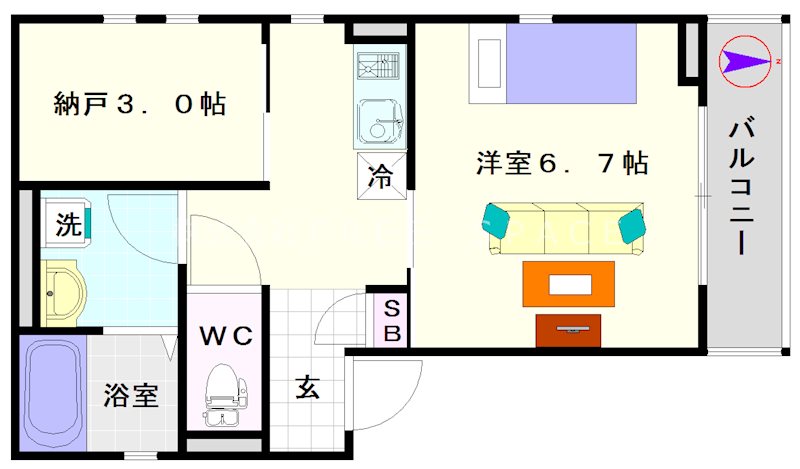 JO RIN Residence 間取り