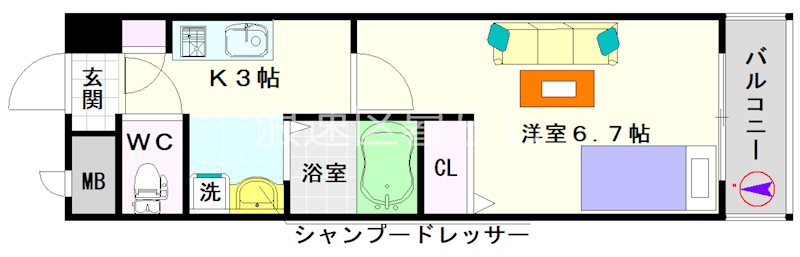 インペリアル大国Ⅱ 間取り