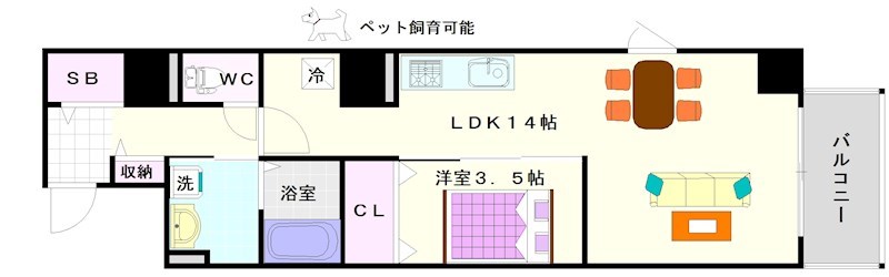 グーラテースＵＨＹ 間取り