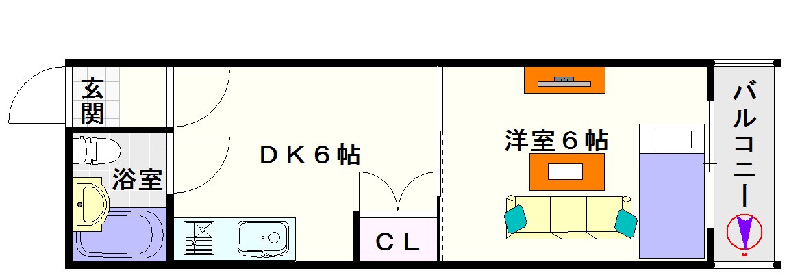 Ａｍａｖｅｌなんば南 間取り