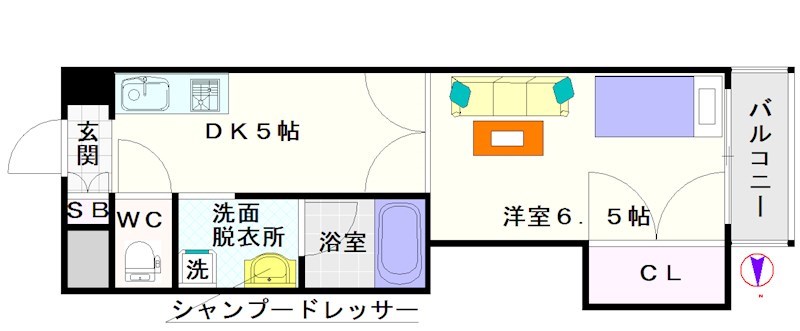 サンウッドモリモト 間取り