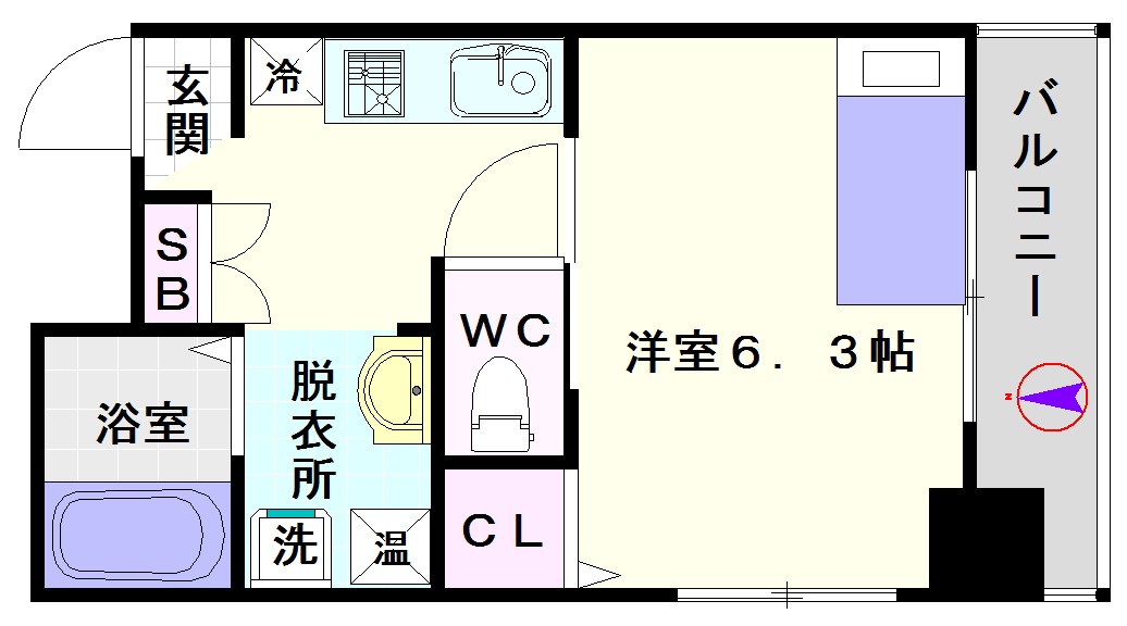 レバンガＡＰ難波南Ⅱ 間取り