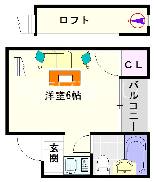 恵美須ハイツ 間取り