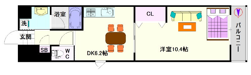サザンクロス 間取り
