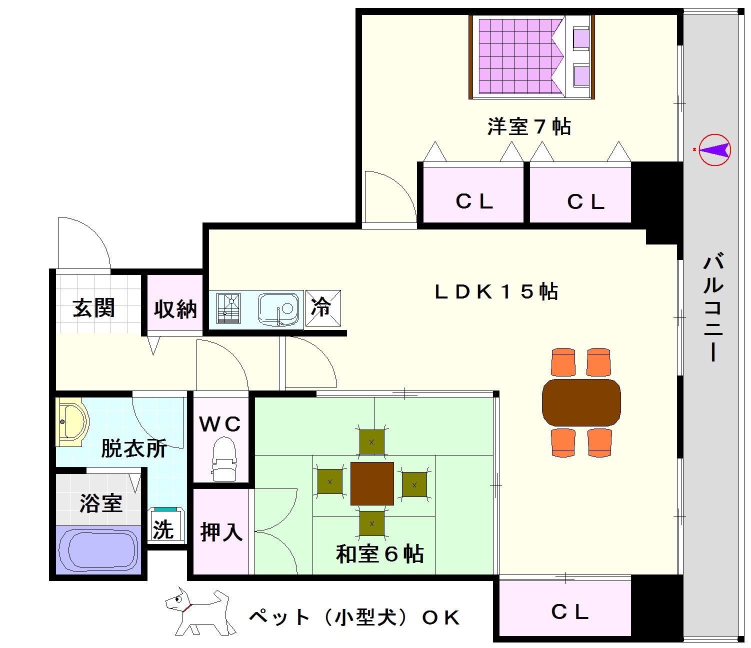 オークダイト 間取り